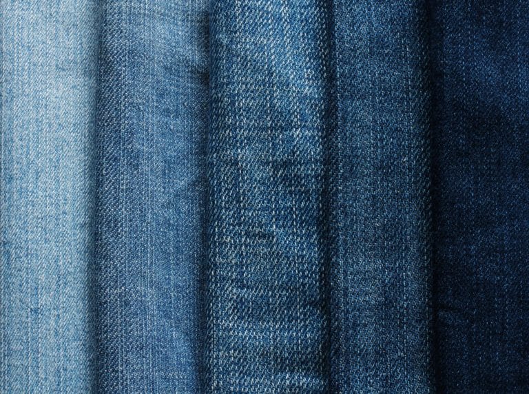 Texture of denim jeans