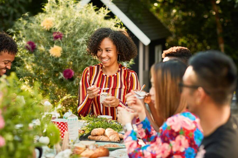 Assorted food and beverage products.