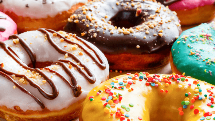 donuts flavored with IFF Sugar-Reduction Modulators