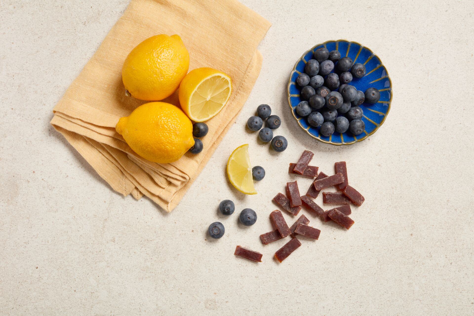 Blueberry Lemon Fiber Bites