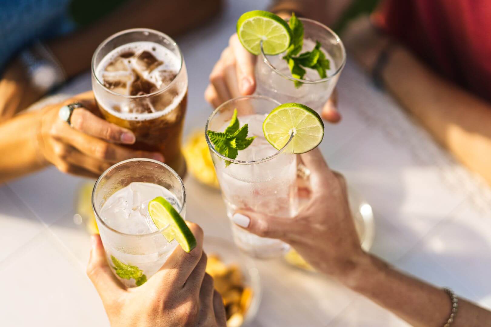 Citrus flavor solutions: Hands stretching out and doing 